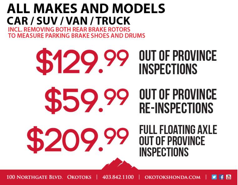 Out of Province Inspections Out of Province Inspections